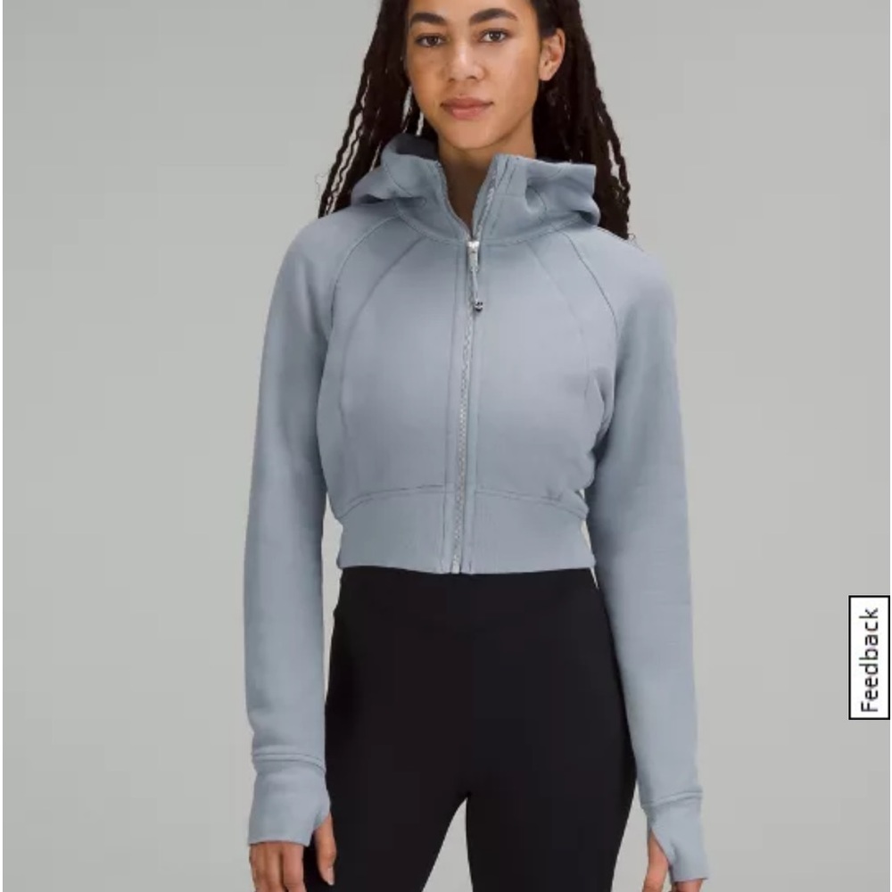 Lululemon Scuba Full-Zip Cropped Hoodie